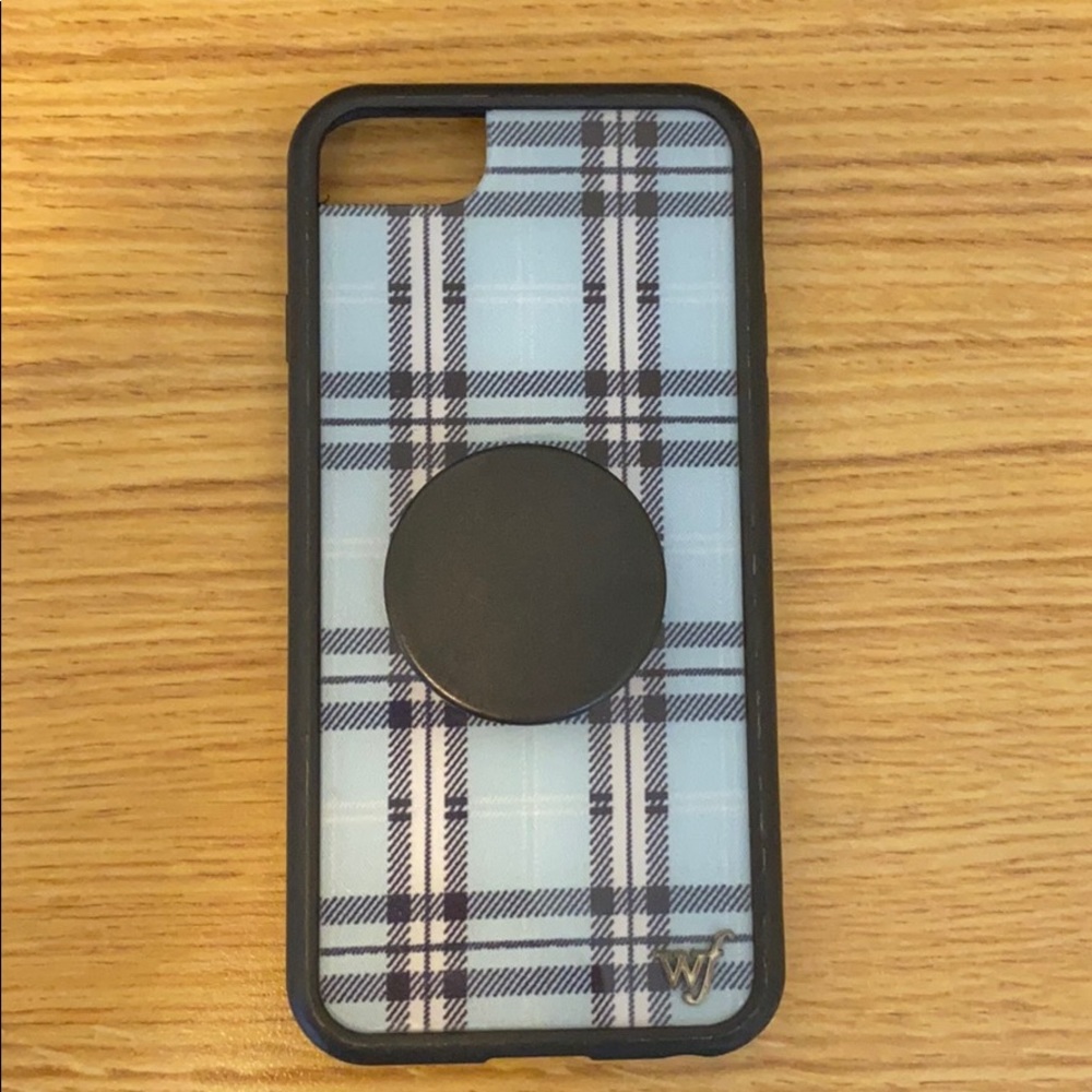 Blue Plaid iPhone 6/7/8 case